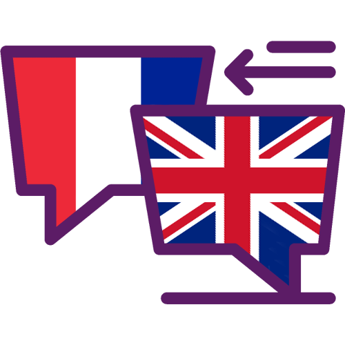 Interpretation (from English into French) icon